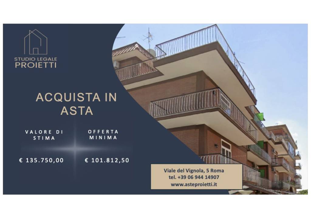 appartamento in vendita a Roma in zona Finocchio