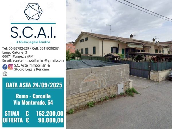 casa indipendente in vendita a Roma in zona Giardini di Corcolle