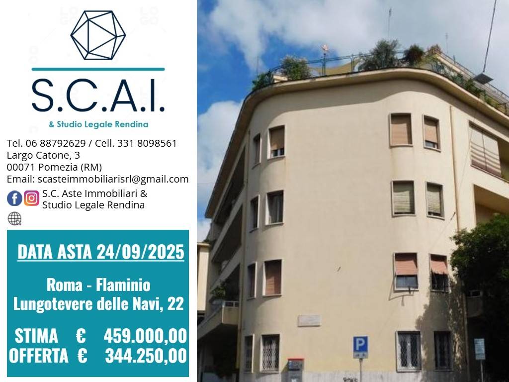 appartamento in vendita a Roma in zona Flaminio