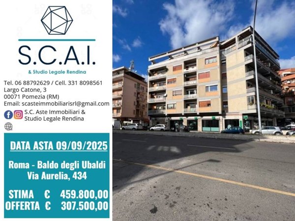 appartamento in vendita a Roma in zona Aurelio
