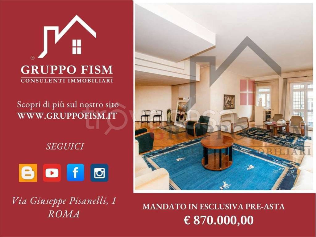 appartamento in vendita a Roma in zona Flaminio