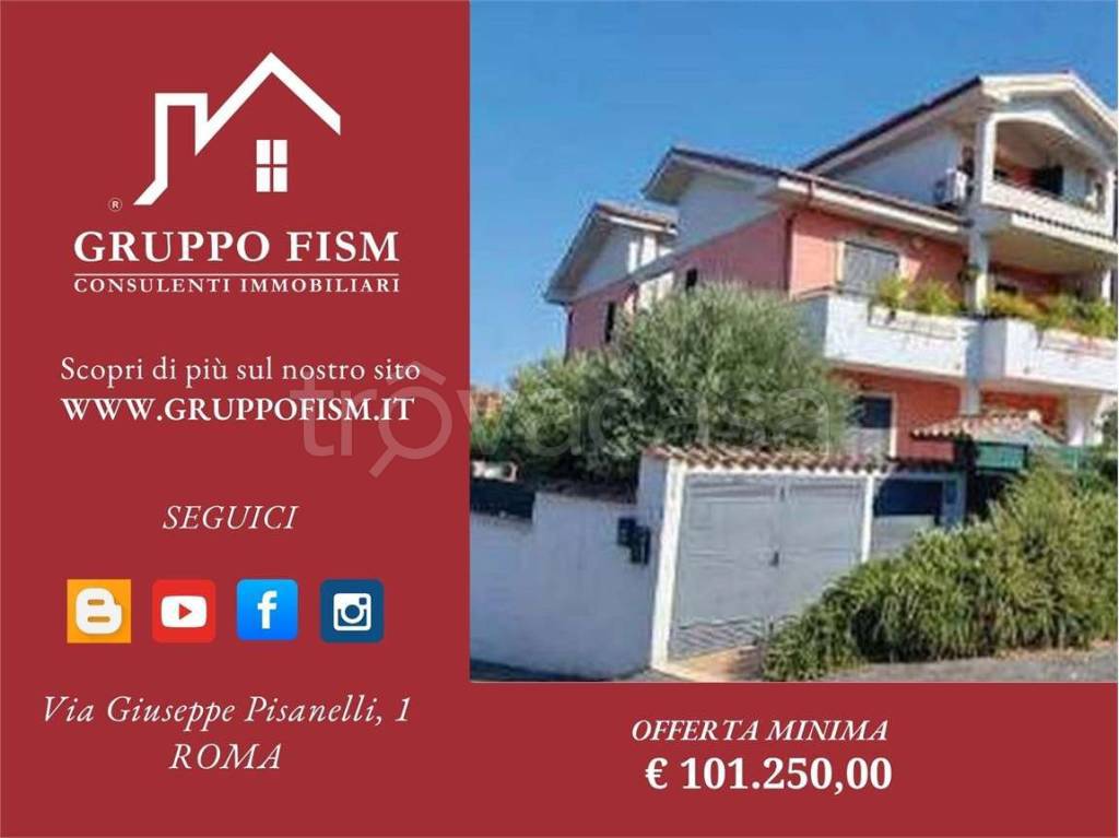 appartamento in vendita a Roma in zona Massimina/Casal Lumbroso