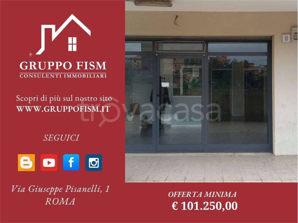 negozio in vendita a Roma in zona Massimina/Casal Lumbroso
