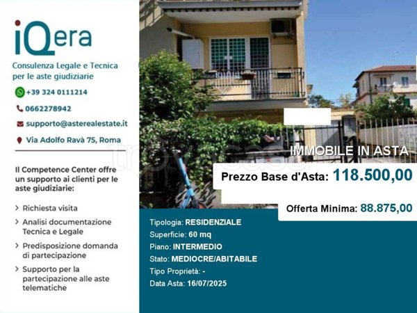 appartamento in vendita a Roma in zona Ponte Mammolo
