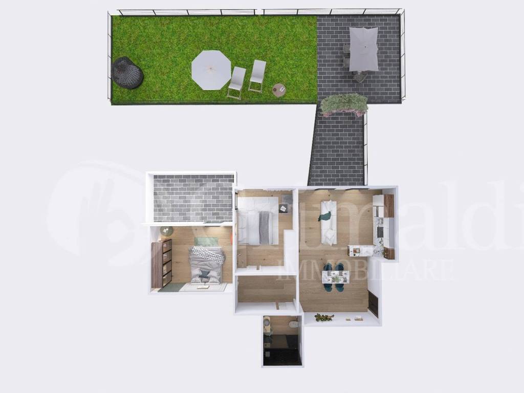 appartamento in vendita a Roma in zona Gianicolense