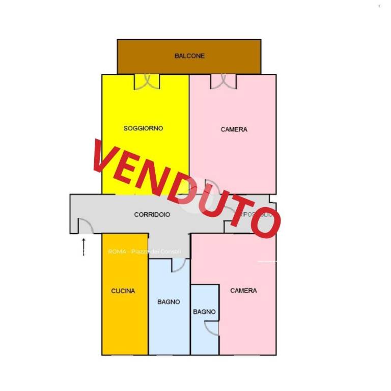appartamento in vendita a Roma in zona Cinecittà