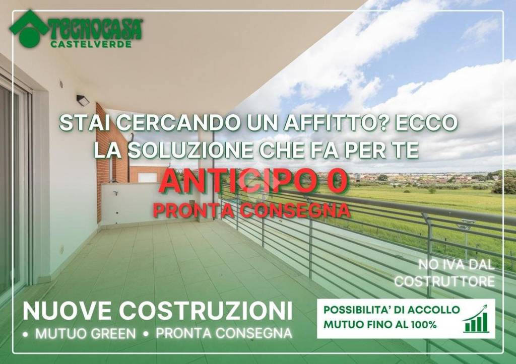 appartamento in vendita a Roma in zona Castelverde