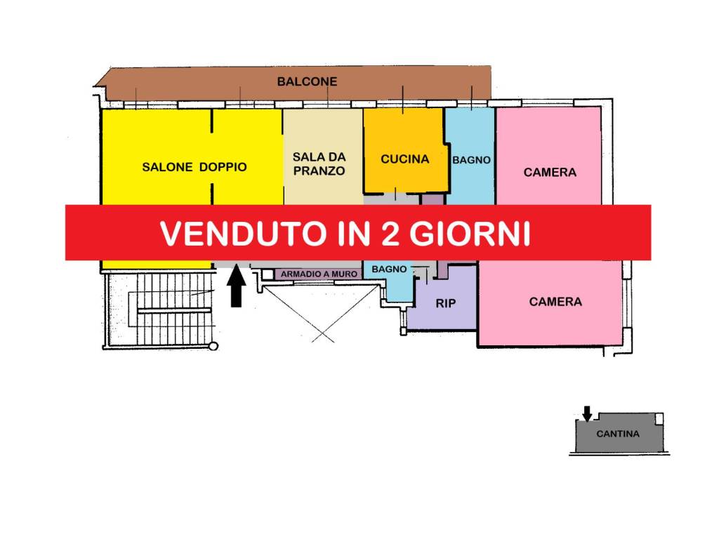 appartamento in vendita a Roma in zona Nomentano