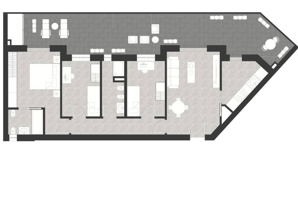 appartamento in vendita a Roma in zona Tor Sapienza