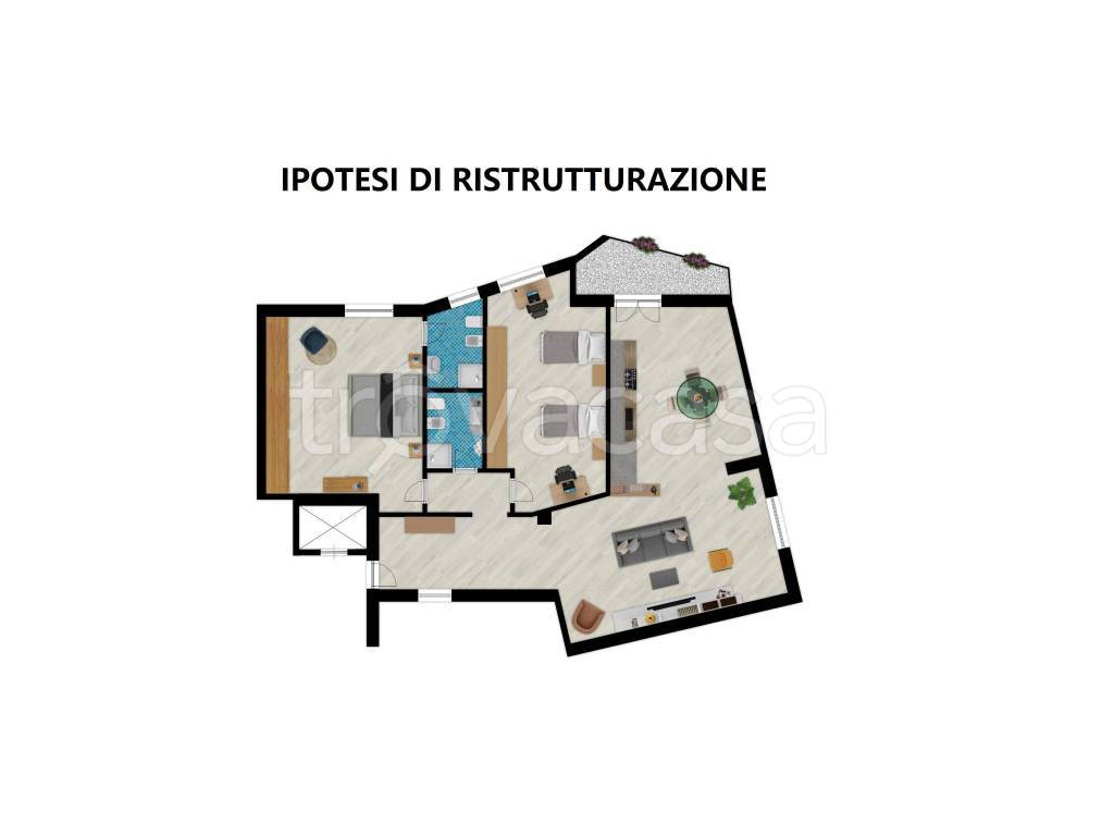 appartamento in vendita a Roma in zona Monte Sacro/Talenti