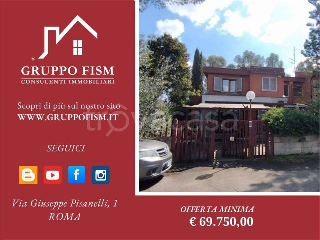 casa indipendente in vendita a Roma in zona Colle del Sole