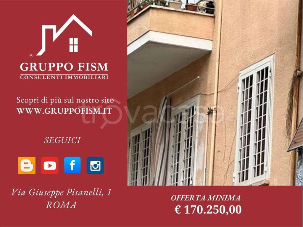 appartamento in vendita a Roma in zona Gianicolense