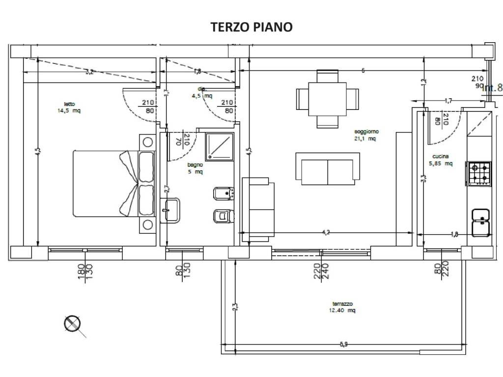 appartamento in vendita a Roma in zona Tor Vergata/Torrenova