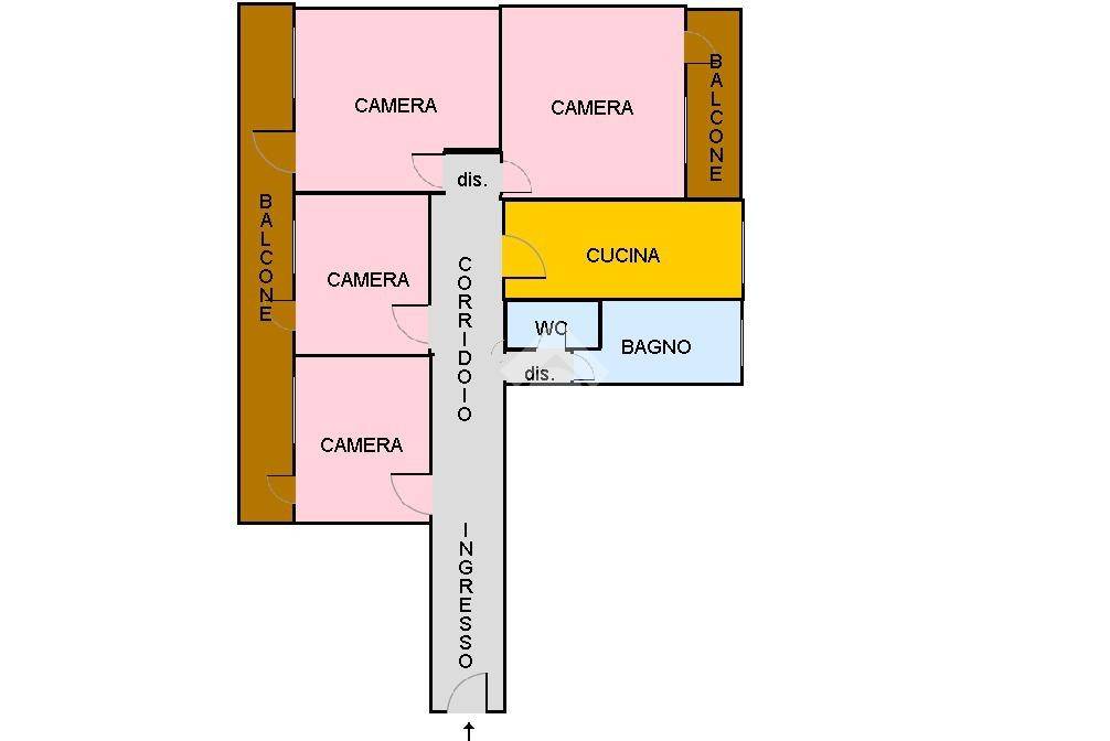 appartamento in vendita a Roma in zona Don Bosco