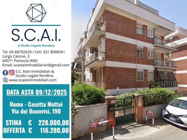 appartamento in vendita a Roma in zona Corviale