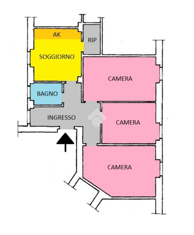 appartamento in vendita a Roma in zona Tiburtino