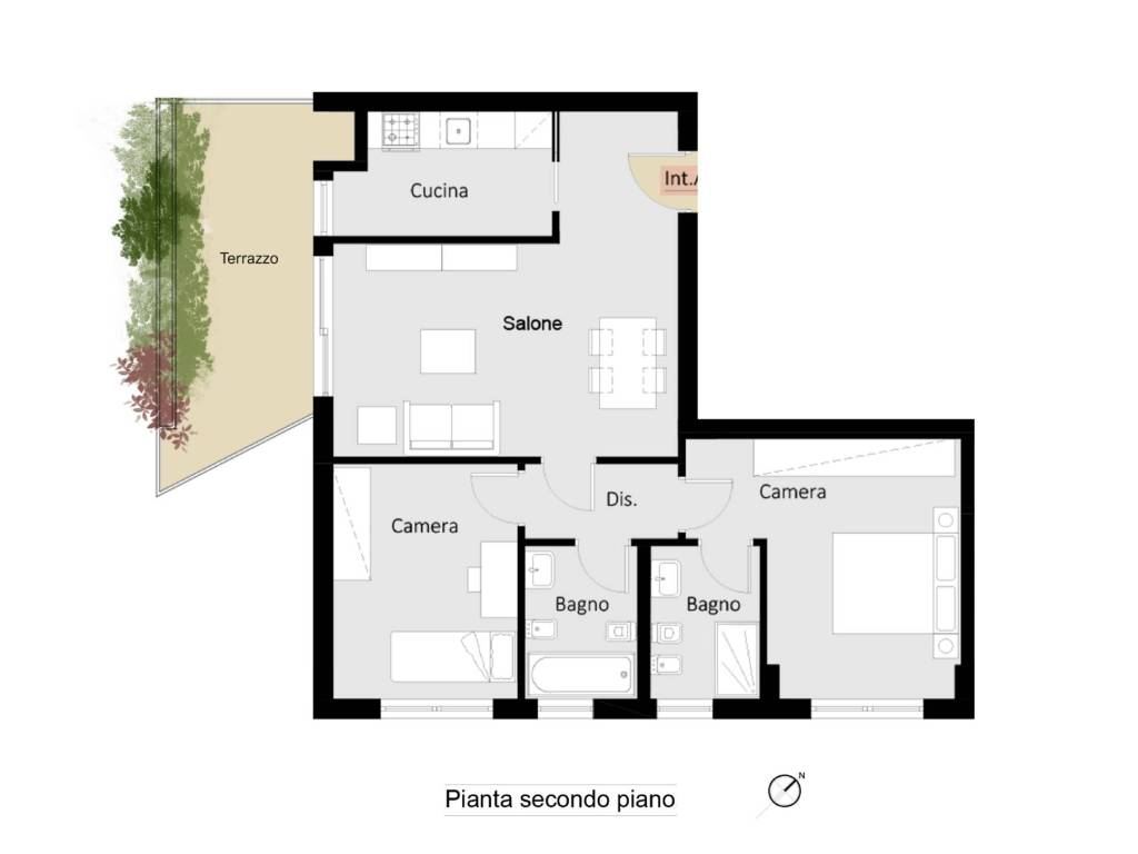 appartamento in vendita a Roma in zona Axa