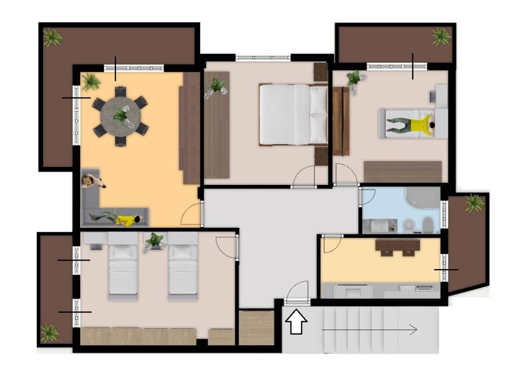 appartamento in vendita a Roma in zona Torrevecchia