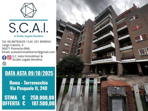 appartamento in vendita a Roma in zona Primavalle