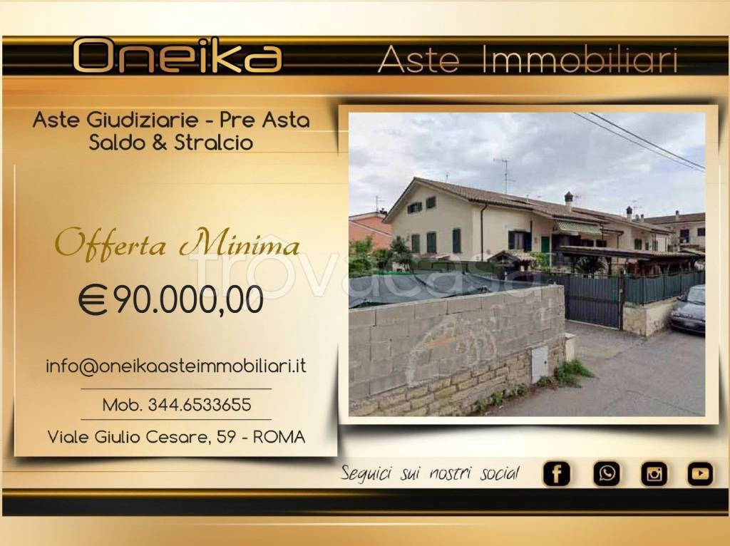 casa indipendente in vendita a Roma in zona Giardini di Corcolle