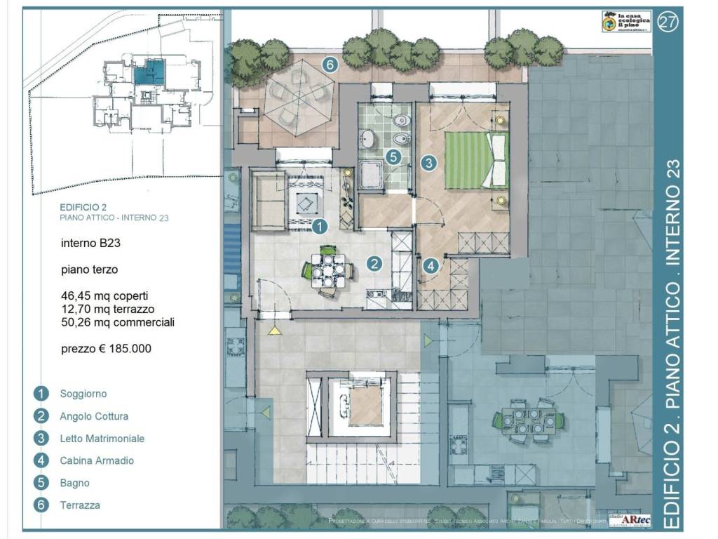appartamento in vendita a Roma in zona Trionfale