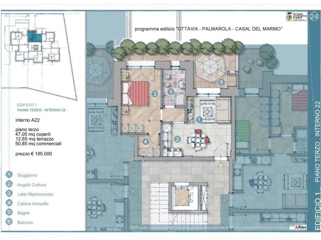 appartamento in vendita a Roma in zona Trionfale