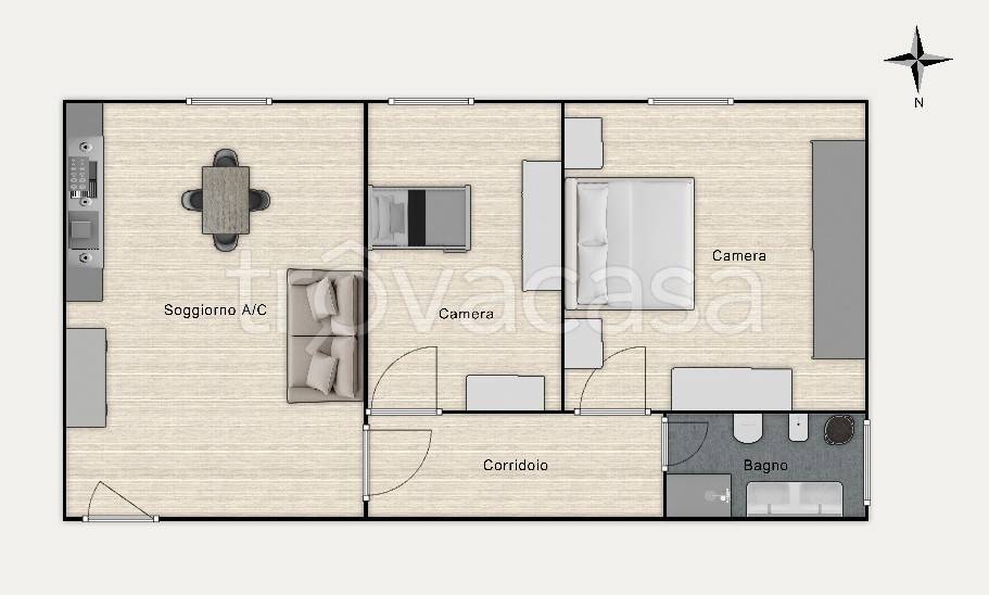 appartamento in vendita a Roma in zona Colle del Sole