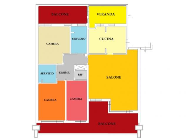 appartamento in vendita a Roma in zona EUR