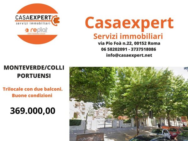 appartamento in vendita a Roma in zona Gianicolense