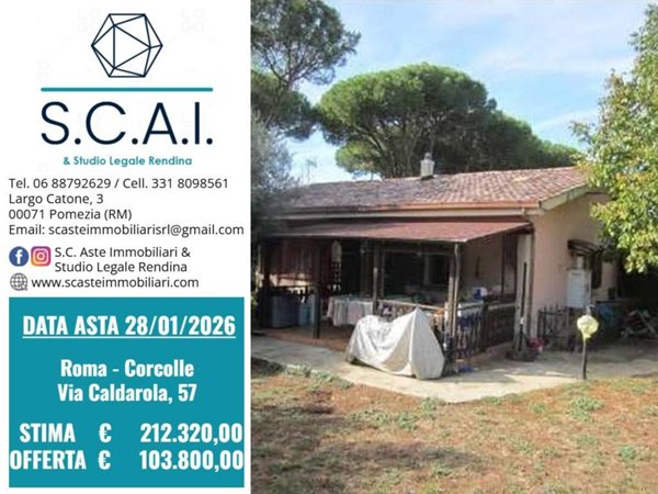 casa indipendente in vendita a Roma in zona Giardini di Corcolle