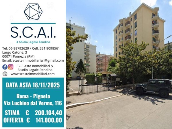 appartamento in vendita a Roma in zona Prenestino-Labicano