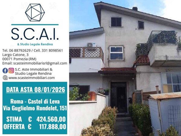 appartamento in vendita a Roma in zona Castel di Leva