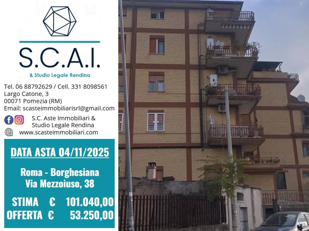 appartamento in vendita a Roma in zona Borghesiana