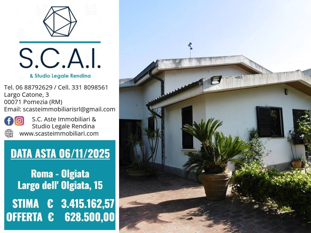 villa in vendita a Roma in zona Olgiata