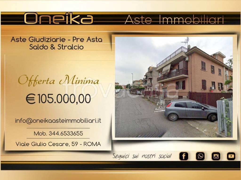appartamento in vendita a Roma in zona Tor Sapienza