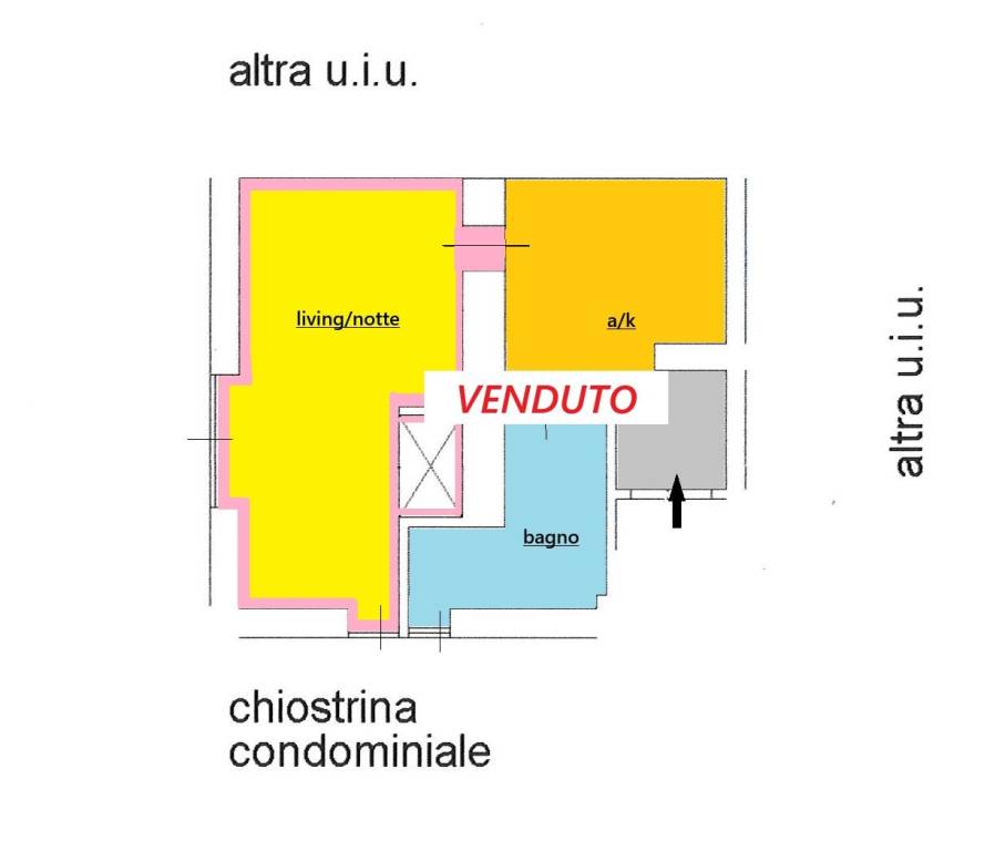 appartamento in vendita a Roma in zona Rione Monti/Campitelli