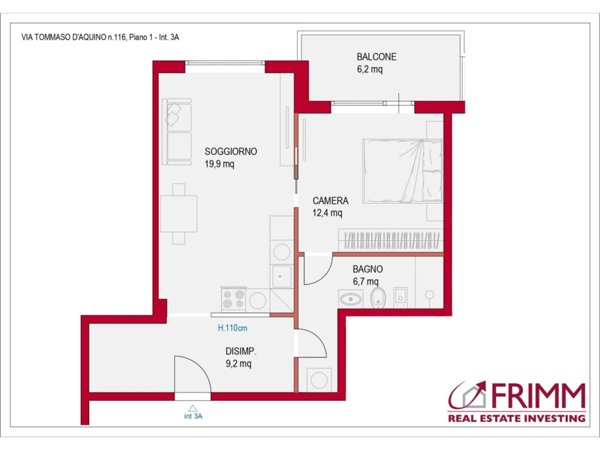 appartamento in vendita a Roma in zona Della Vittoria