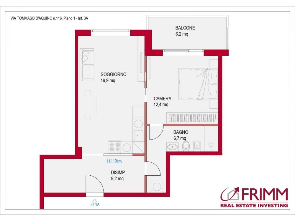 appartamento in vendita a Roma in zona Della Vittoria