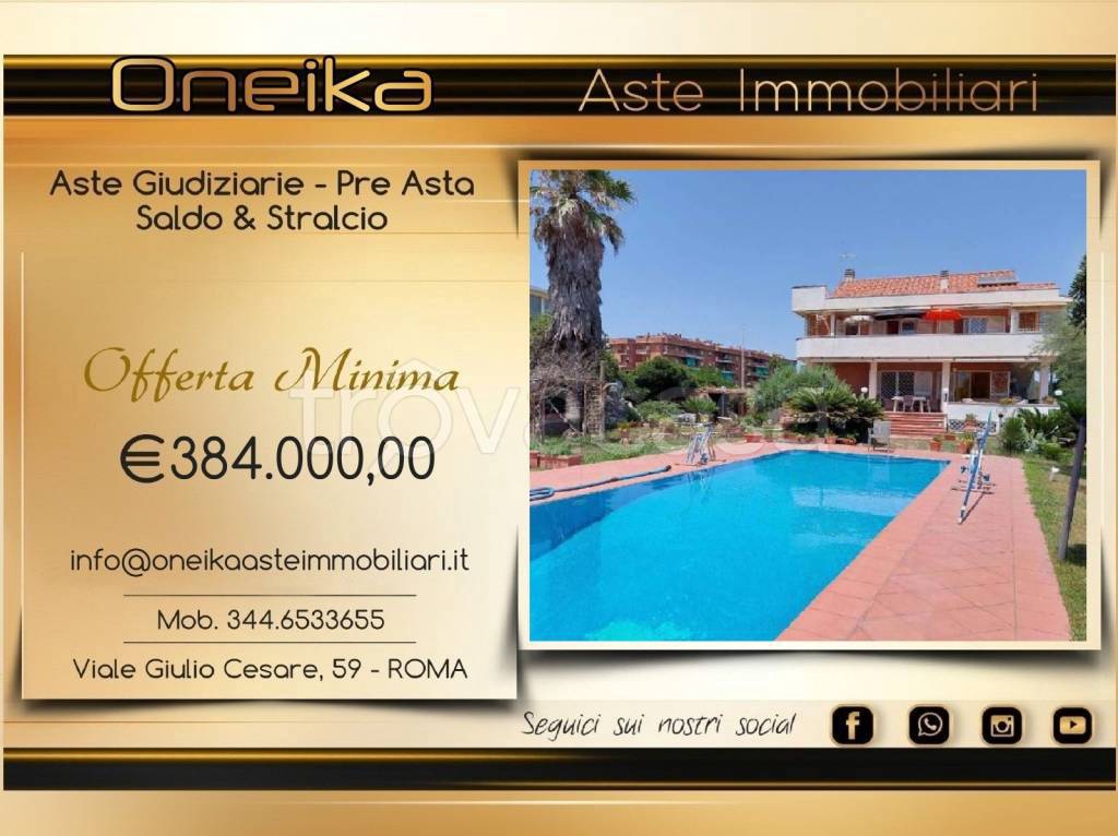casa indipendente in vendita a Roma in zona Lido di Castel Fusano
