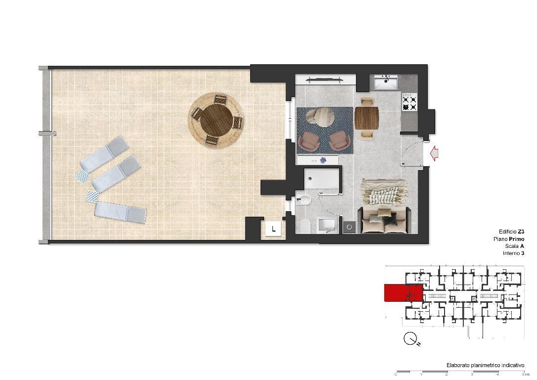 appartamento in vendita a Roma in zona Tor Sapienza