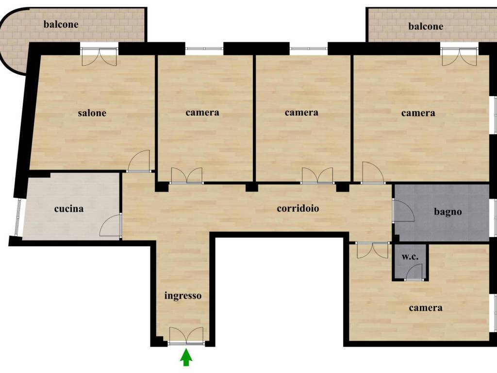 appartamento in vendita a Roma in zona Nomentano