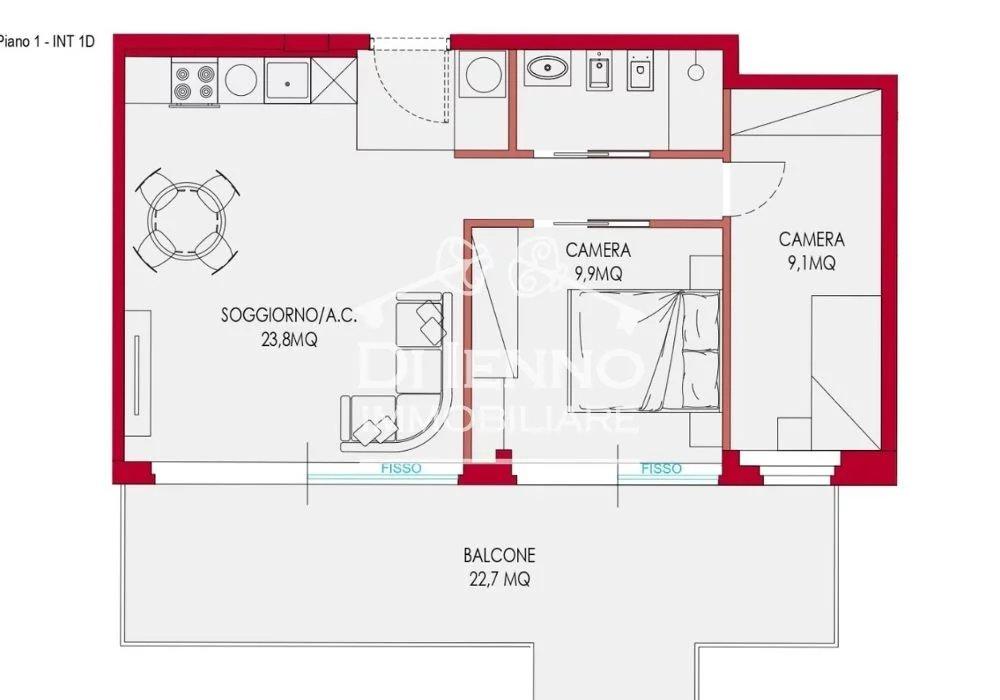 appartamento in vendita a Roma in zona Flaminio