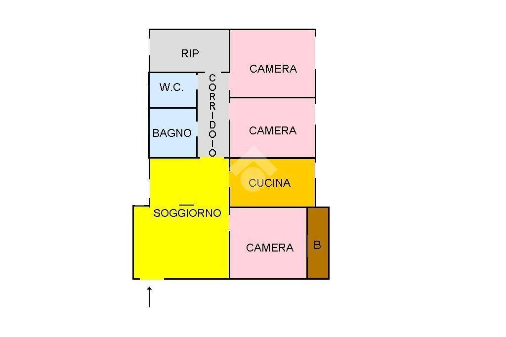 appartamento in vendita a Roma in zona Prenestino-Labicano