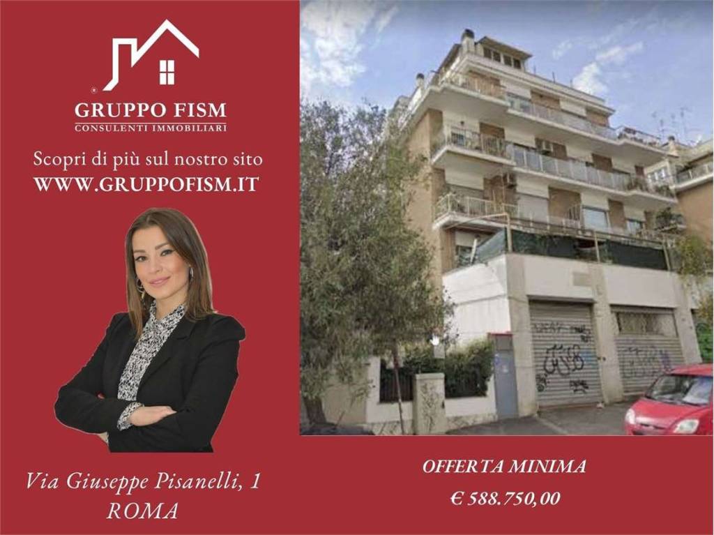 appartamento in vendita a Roma in zona Gianicolense