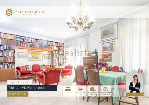 appartamento in vendita a Roma in zona Trieste