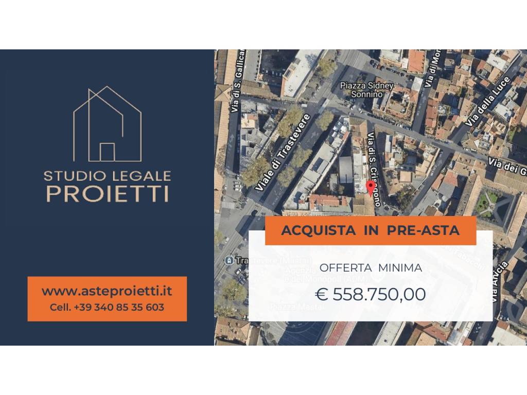 appartamento in vendita a Roma in zona Trastevere