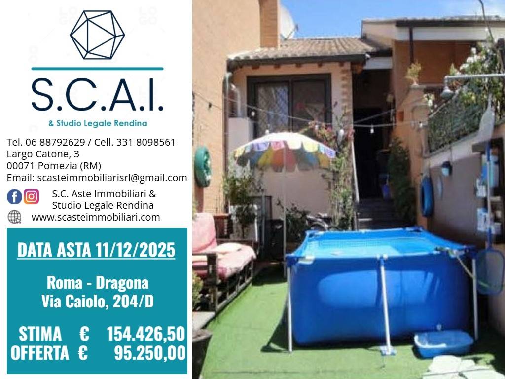 casa indipendente in vendita a Roma in zona Dragona/Bagnoletto