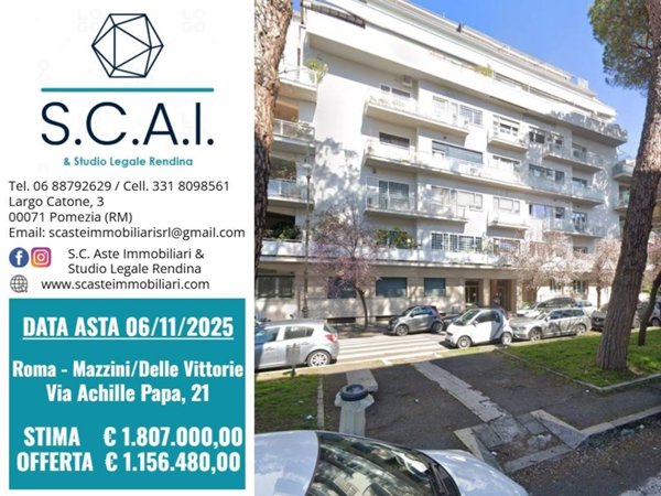 appartamento in vendita a Roma in zona Della Vittoria