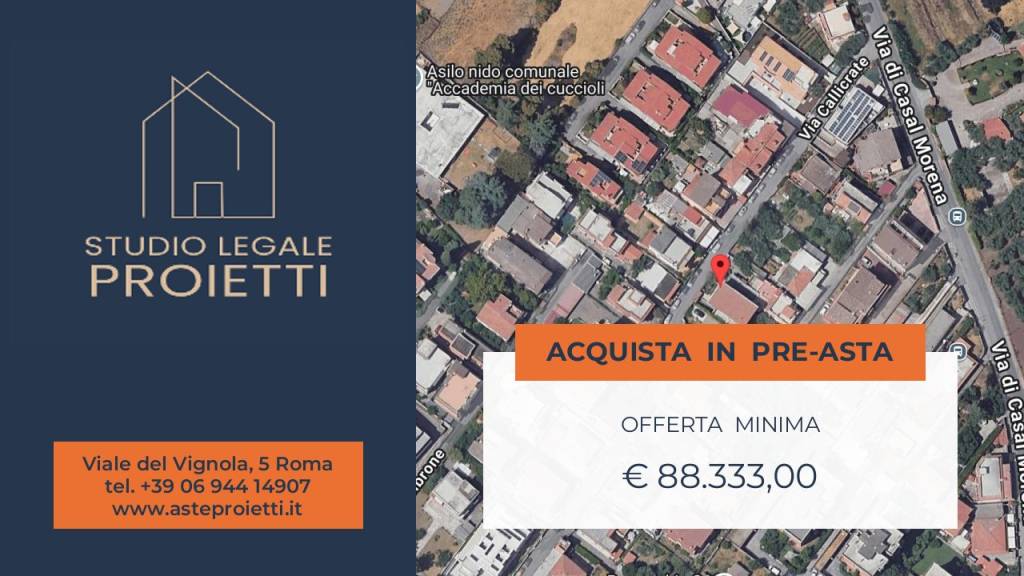 appartamento in vendita a Roma in zona Casal Morena
