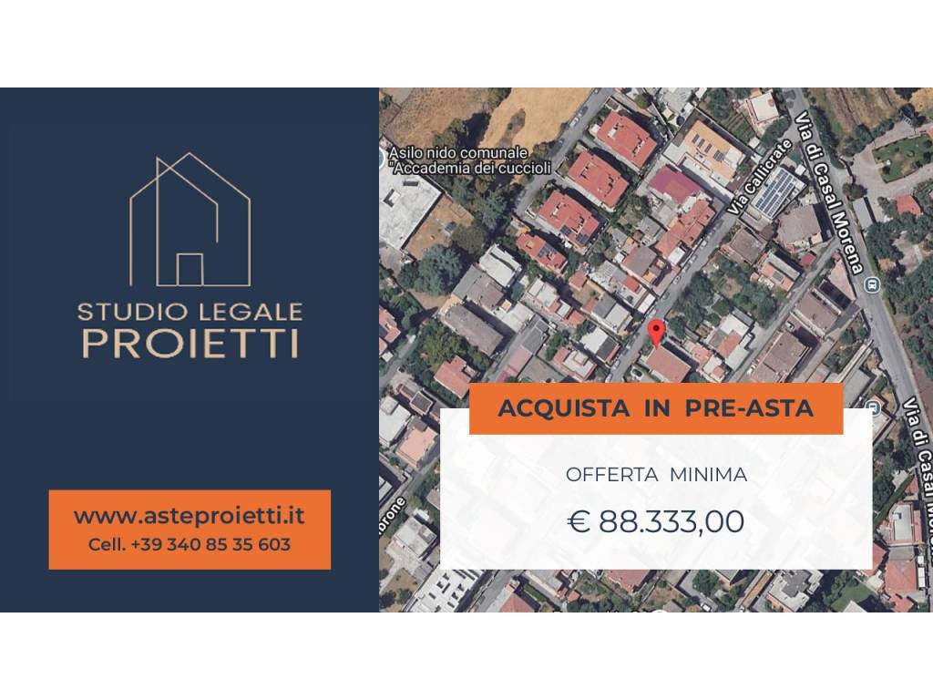 appartamento in vendita a Roma in zona Casal Morena